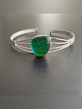 Silver Wire Cuff Bracelet